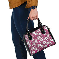 Piqi Bula Fiji Shoulder Handbag Fijian Tapa Seamless Hibiscus LT14 - Polynesian Pride