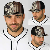 Bula Fiji Masi Baseball Net Cap Tapa Tropical Hibiscus Half Stylized - Polynesian Pride