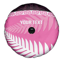 Custom New Zealand Aotearoa Cricket Spare Tire Cover Go White Silver Fern