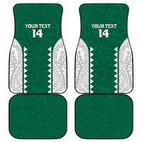 Custom Hawaii Volleyball Car Mats Hawaiian Kakau Pattern