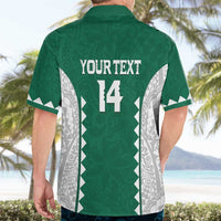 Custom Hawaii Volleyball Hawaiian Shirt Hawaiian Kakau Pattern