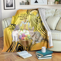 Polynesia Easter Day Blanket He Is Risen Lilium Longiflorum Polynesian Pattern