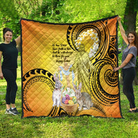 Polynesia Easter Day Quilt He Is Risen Lilium Longiflorum Polynesian Pattern