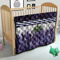 Purple Traditional Cloak Aotearoa Quilt Maori Paua Shell Korowai Pattern LT14 - Polynesian Pride
