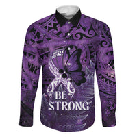 Lupus Awareness Month New Zealand Family Matching Off Shoulder Short Dress and Hawaiian Shirt Be Strong Warrior Maori Silver Fern