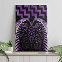 Purple Matariki New Zealand Canvas Wall Art Maori Poutama Galaxy Vibes