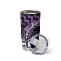 Purple Matariki New Zealand Tumbler Cup Maori Poutama Galaxy Vibes