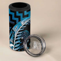Blue Matariki New Zealand 4 in 1 Can Cooler Tumbler Maori Poutama Galaxy Vibes