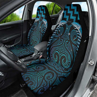Blue Matariki New Zealand Car Seat Cover Maori Poutama Galaxy Vibes