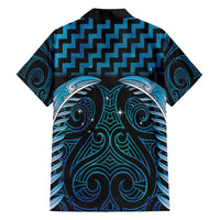 Blue Matariki New Zealand Hawaiian Shirt Maori Poutama Galaxy Vibes