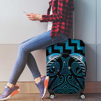 Blue Matariki New Zealand Luggage Cover Maori Poutama Galaxy Vibes
