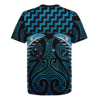 Blue Matariki New Zealand Rugby Jersey Maori Poutama Galaxy Vibes