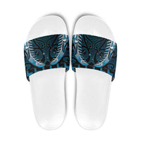 Blue Matariki New Zealand Slide Sandals Maori Poutama Galaxy Vibes - Polynesian Pride