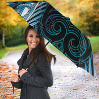 Blue Matariki New Zealand Umbrella Maori Poutama Galaxy Vibes - Polynesian Pride