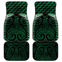 Green Matariki New Zealand Car Mats Maori Poutama Galaxy Vibes