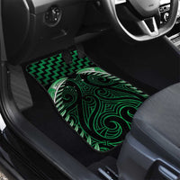 Green Matariki New Zealand Car Mats Maori Poutama Galaxy Vibes