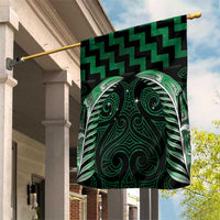 Green Matariki New Zealand Garden Flag Maori Poutama Galaxy Vibes