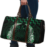 Green Matariki New Zealand Travel Bag Maori Poutama Galaxy Vibes - Polynesian Pride