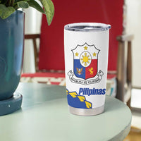 Philippines Independence Day Tumbler Cup Pilipinas Sun Stars Igorot Pattern LT14 - Polynesian Pride