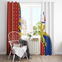 Philippines Independence Day Window Curtain Pilipinas Sun Stars Igorot Pattern