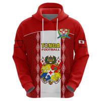 Tonga Football Hoodie Tongan Ngatu Pattern Sporty Style LT14 - Polynesian Pride