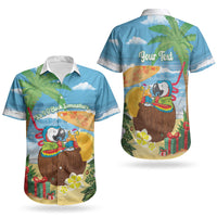 Chilling Parrot Hawaii Summer Christmas Personalized Couples Matching Summer Maxi Dress and Hawaiian Shirt It's 5 O'Clock Somewhere Beachy Vibes LT14 - Polynesian Pride