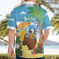 Chilling Parrot Hawaii Summer Christmas Personalized Hawaiian Shirt It's 5 O'Clock Somewhere Beachy Vibes LT14 - Polynesian Pride