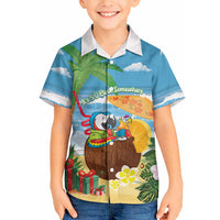 Chilling Parrot Hawaii Summer Christmas Personalized Hawaiian Shirt It's 5 O'Clock Somewhere Beachy Vibes LT14 - Polynesian Pride
