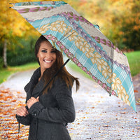 Flamingo Hawaii Summer Umbrella Hawaiian Lei Pakala Motifs Tropical Style