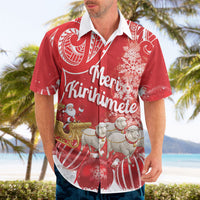 New Zealand Christmas In July Personalised Hawaiian Shirt Funny Santa Sheep Meri Kirihimete Red LT14 - Polynesian Pride