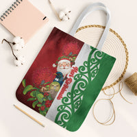 Meri Kirihimete New Zealand Tote Bag Cute Santa NZ Animals and Pohutukawa