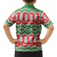 New Zealand Christmas In July Hawaiian Shirt Meri Kirihimete Hei Tiki Taniko Motifs Seamless LT14 - Polynesian Pride