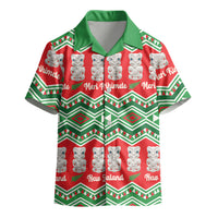 New Zealand Christmas In July Kid Hawaiian Shirt Meri Kirihimete Hei Tiki Taniko Motifs Seamless LT14 - Polynesian Pride