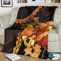 Papua New Guinea Independence Day Blanket 50th Anniversary Papua Niu Gini Bird Of Paradise LT14