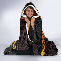 Papua New Guinea Independence Day Hooded Blanket 50th Anniversary Papua Niu Gini Bird Of Paradise LT14