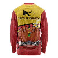 Papua New Guinea Independence Day Long Sleeve Shirt Since 1975 Unity In Diversity LT14 - Polynesian Pride