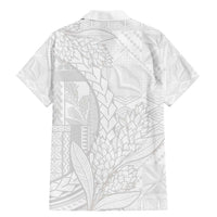 Samoa White Sunday Family Matching Mermaid Dress and Hawaiian Shirt Lotu Tamaiti Siapo With Teuila