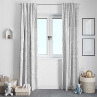 Samoa White Sunday Window Curtain Lotu Tamaiti Siapo With Teuila