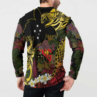 Papua New Guinea 50th Independence Anniversary Button Sweatshirt Independen Stet bilong Papua Niu Gini LT14