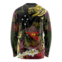 Papua New Guinea 50th Independence Anniversary Long Sleeve Shirt Independen Stet bilong Papua Niu Gini LT14