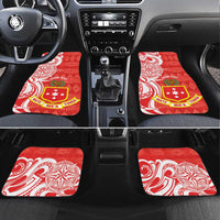 Personalised Kolisi Tonga Car Mats Mate Maa Tonga Ngatu Pattern - Polynesian Pride
