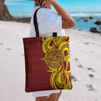 Personalised Tonga High School Tote Bag THS Tongan Ngatu Pattern - Polynesian Pride