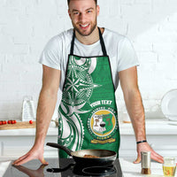 Personalised Liahona - Saineha High School Apron Tongan Ngatu Pattern - Polynesian Pride