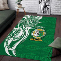 Personalised Liahona - Saineha High School Area Rug Tongan Ngatu Pattern - Polynesian Pride