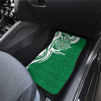 Personalised Liahona - Saineha High School Car Mats Tongan Ngatu Pattern - Polynesian Pride