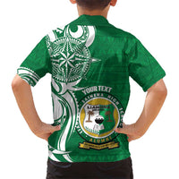 Personalised Liahona - Saineha High School Hawaiian Shirt Tongan Ngatu Pattern - Polynesian Pride