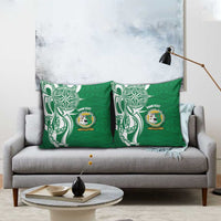 Personalised Liahona - Saineha High School Pillow Cover Tongan Ngatu Pattern - Polynesian Pride