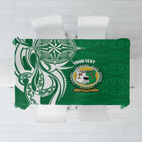 Personalised Liahona - Saineha High School Tablecloth Tongan Ngatu Pattern - Polynesian Pride