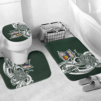 Personalised Tonga Takuilau College Bathroom Set Est 1975 Tongan Ngatu Pattern - Polynesian Pride