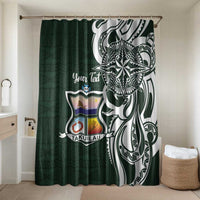 Personalised Tonga Takuilau College Bathroom Set Est 1975 Tongan Ngatu Pattern - Polynesian Pride